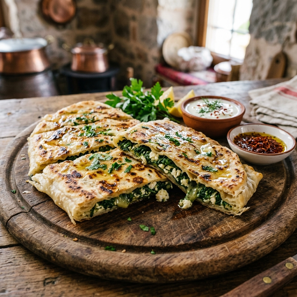 Ispanaklı Gözleme
